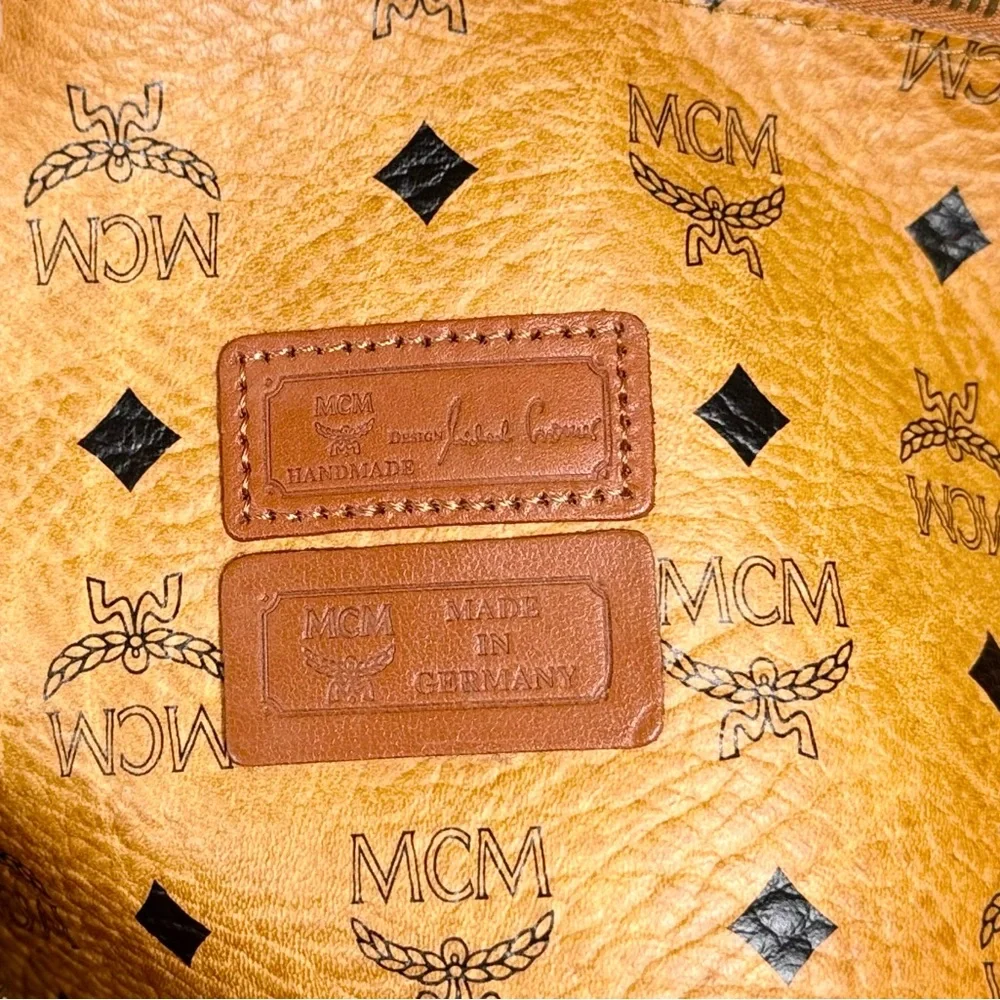 Vintage MCM Viestos Heritage Shopper‎ Tote EUC